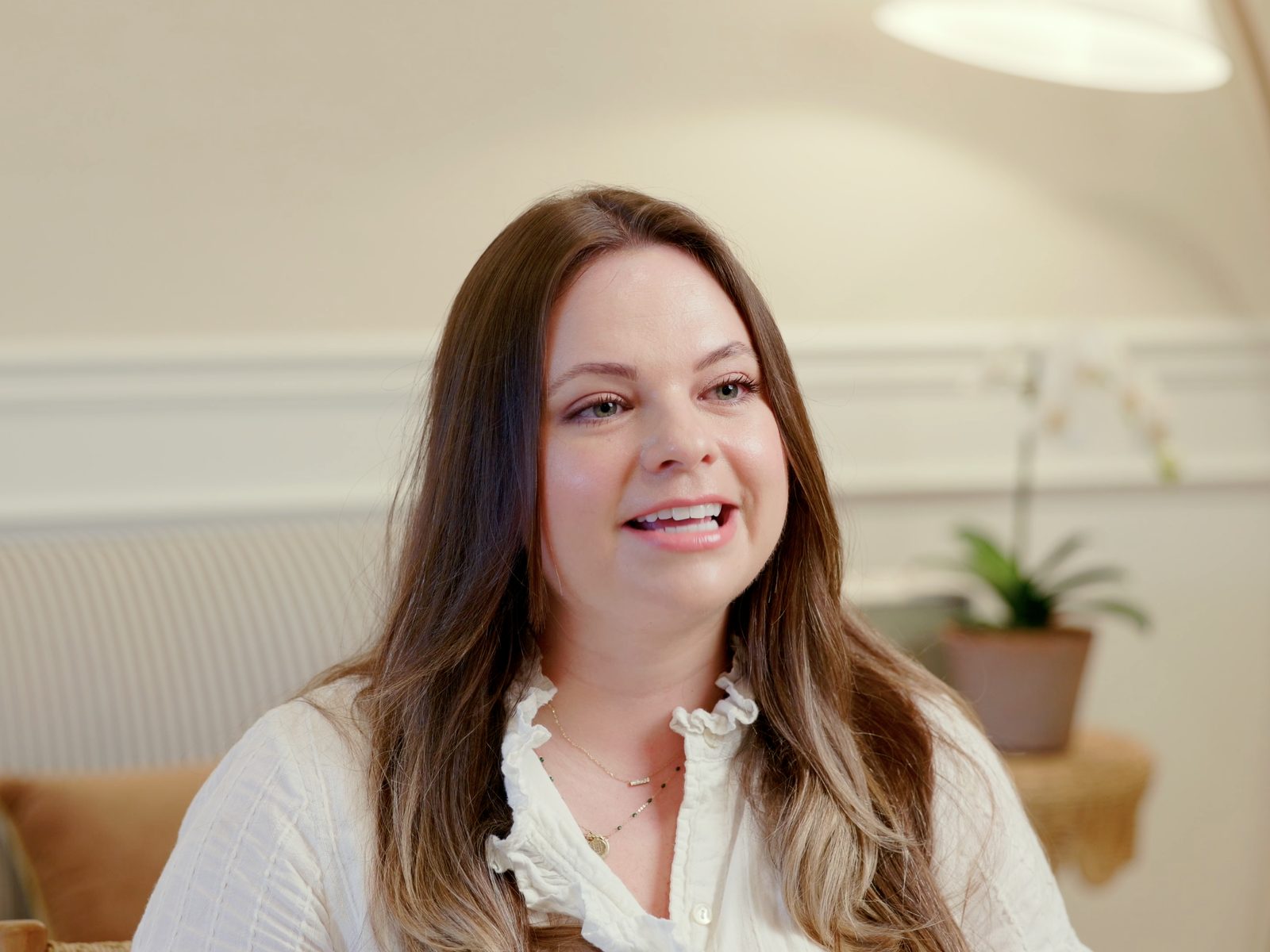 Founder of The Bunny Hive on camera during a brand interview in St. Petersburg FL — service business content by Orange Grove Social